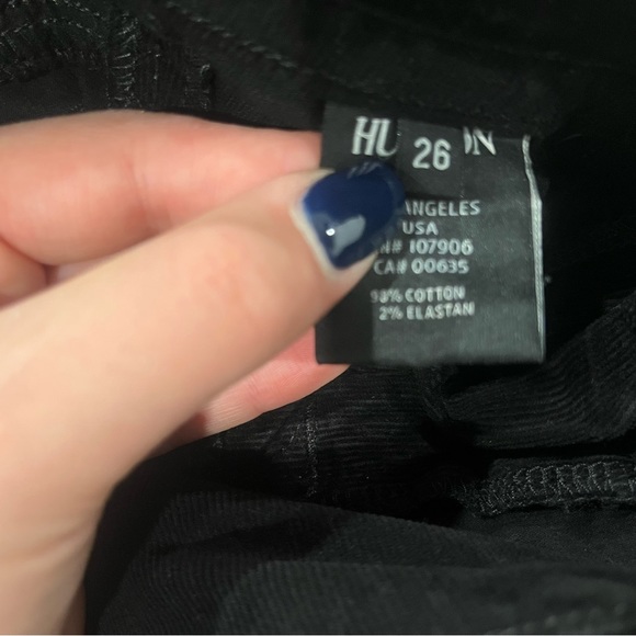 Hudson black corduroy flare pants - Picture 8 of 9